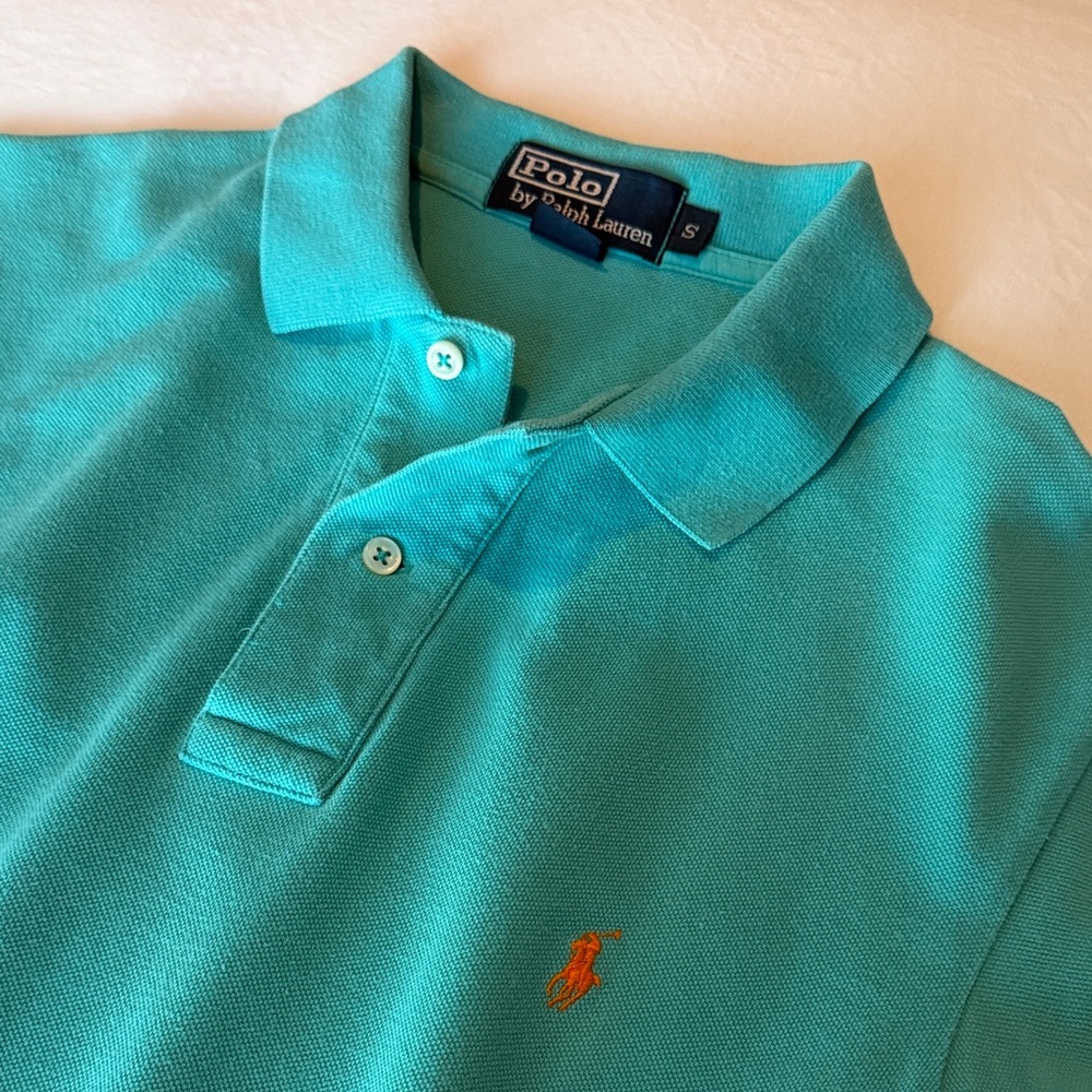 Polo by Ralph Lauren Men's Turquoise Polo Shirt